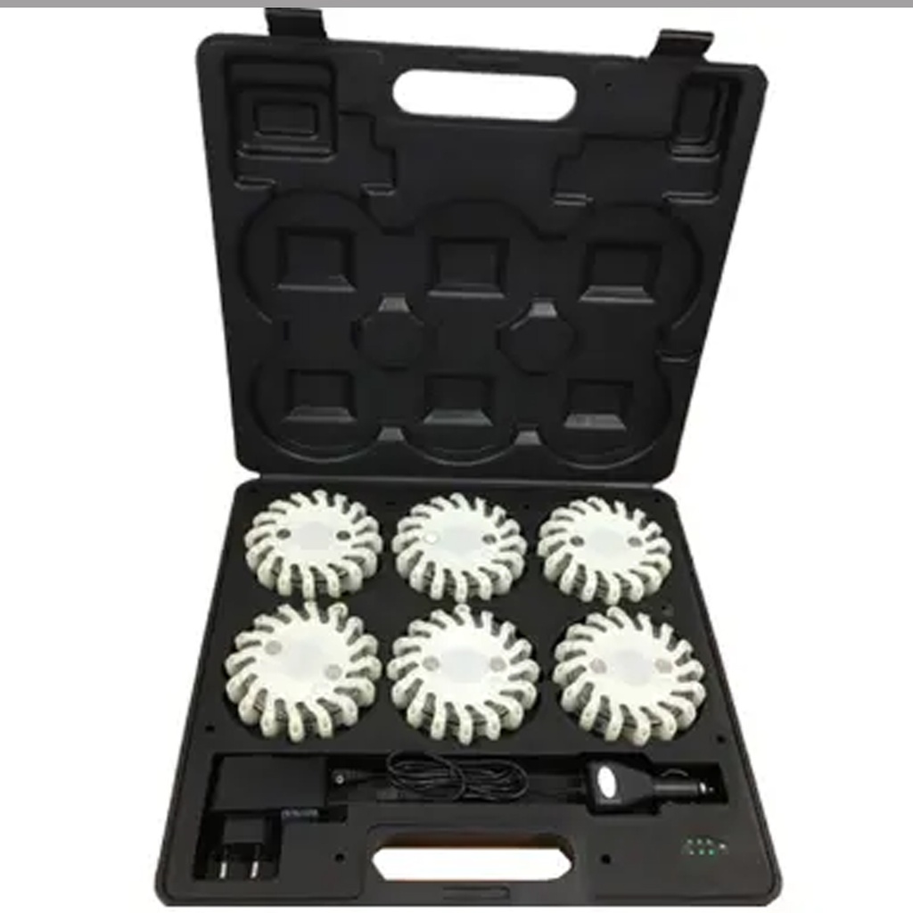 Rotor Light 6-pack with Charging Case - White