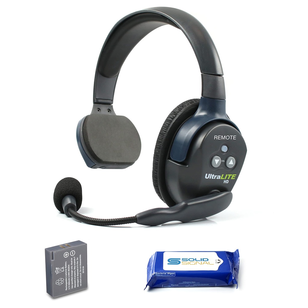 Eartec UltraLITE Single Remote Headset (Battery Included)
